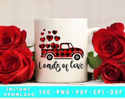 Loads Of Love SVG, Valentine's Day SVG SVG HappyDesignStudio 