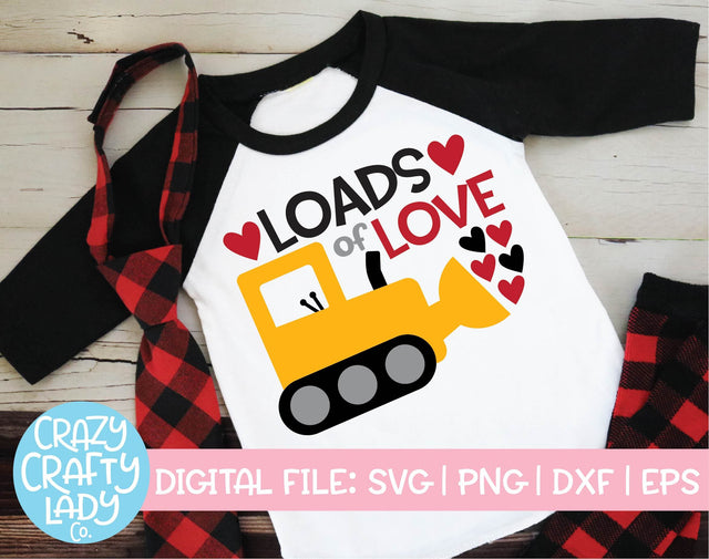 Loads of Love | Valentine's Day SVG Cut File SVG Crazy Crafty Lady Co. 