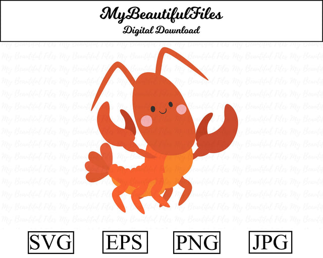 lobster - Animal SVG MyBeautifulFiles 