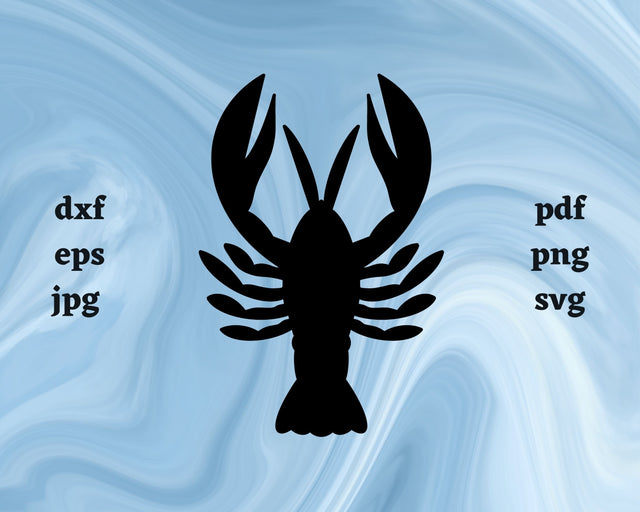 Lobster SVG Cut File SVG Northern Light SVG 
