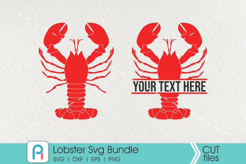 Lobster Svg, Lobster Monogram Svg, Lobster Clip Art SVG Pinoyart Kreatib 