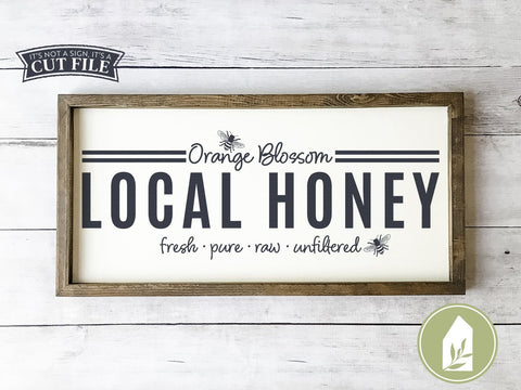 Local Honey SVG | Bee SVG | Farmhouse Sign Design SVG LilleJuniper 