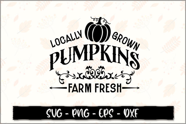 Locally grown pumpkins farm fresh SVG SVG Shetara Begum 