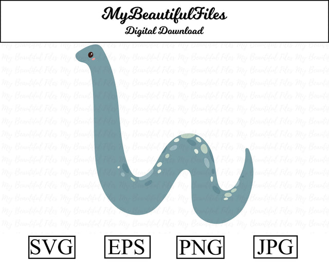 Loch Ness Monster SVG MyBeautifulFiles 