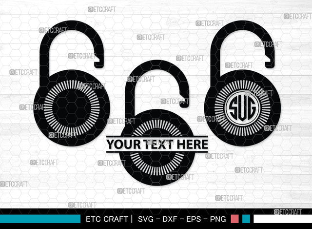 Lock And Key Monogram, Lock And Key Silhouette, Lock And Key SVG Cut Files, Key and Lock Svg, Lock Silhouette Svg, SB00076 SVG ETC Craft 