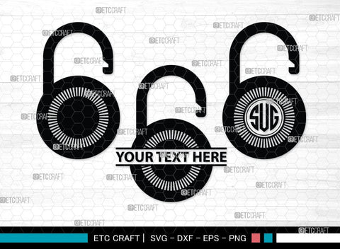 Lock And Key Monogram, Lock And Key Silhouette, Lock And Key SVG Cut Files, Key and Lock Svg, Lock Silhouette Svg, SB00076 SVG ETC Craft 