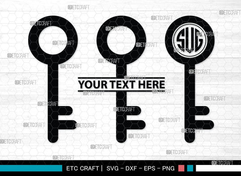 Lock And Key Monogram, Lock And Key Silhouette, Lock And Key SVG Cut Files, Key and Lock Svg, Lock Silhouette Svg, SB00076 SVG ETC Craft 