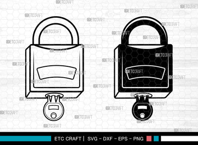 Lock And Key SVG, Padlock Svg, Key Svg, Lock Svg, House Keys Svg, Door Lock Svg, Lock And Key Svg SVG ETC Craft 