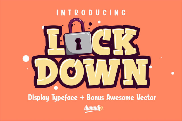 LOCKDOWN Font Dumadistyle 