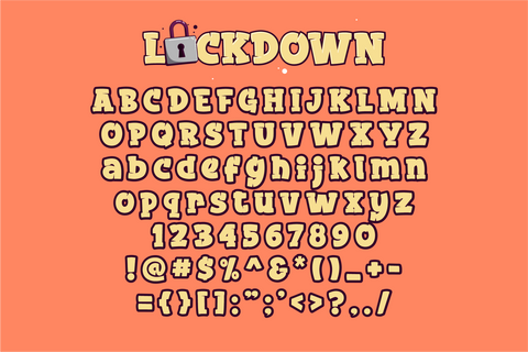 LOCKDOWN Font Dumadistyle 