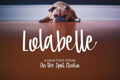Lolabelle Font On The Spot Studio 