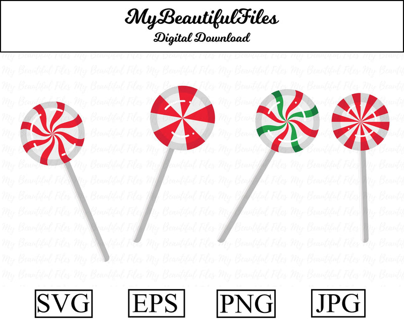 lollipop - christmas SVG MyBeautifulFiles 