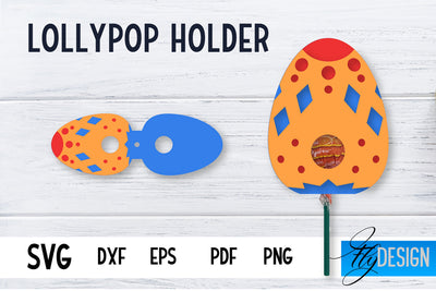 Lollipop Holder | Easter Lollipop Holder SVG | Baby Animals SVG | Easter Egg SVG Fly Design 