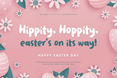 Lollypop - Display Font Font Alpaprana Studio 