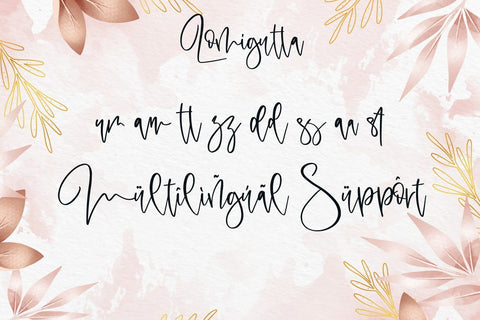 Lomigutta Font Fallen Graphic Studio 