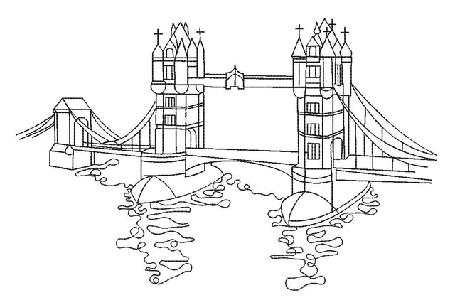 London Bridge Machine Embroidery Design Embroidery/Applique DESIGNS Angie 