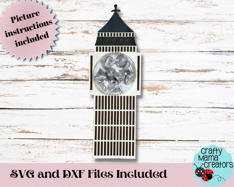 London Candy Dome Holder, London Candy Ornament Bundle Svg SVG Crafty Mama Studios 