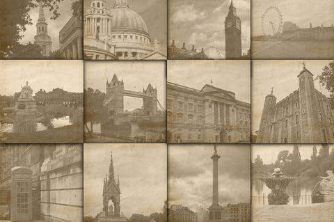 London Digital Paper Backgrounds Digital Pattern Old Market 