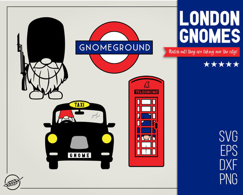 London gnome bundle SVG Boertiek 