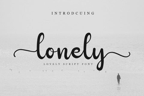 Lonely Font LetterdayStudio 