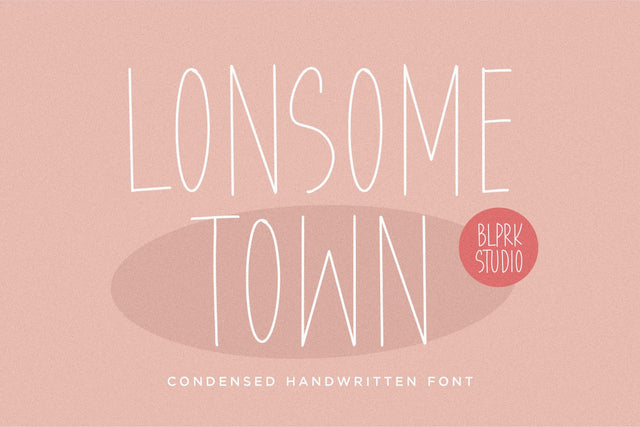 Lonesome Town Font Font Balpirick 