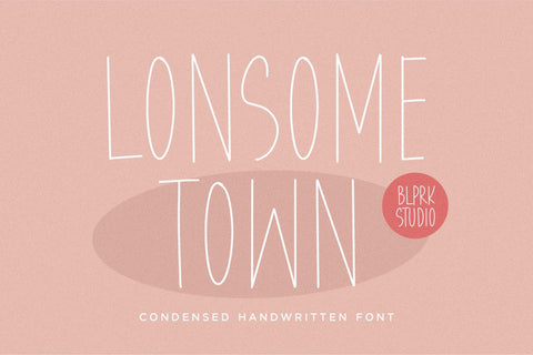 Lonesome Town Font Font Balpirick 