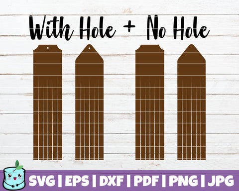 Long Fringe Earrings SVG MintyMarshmallows 