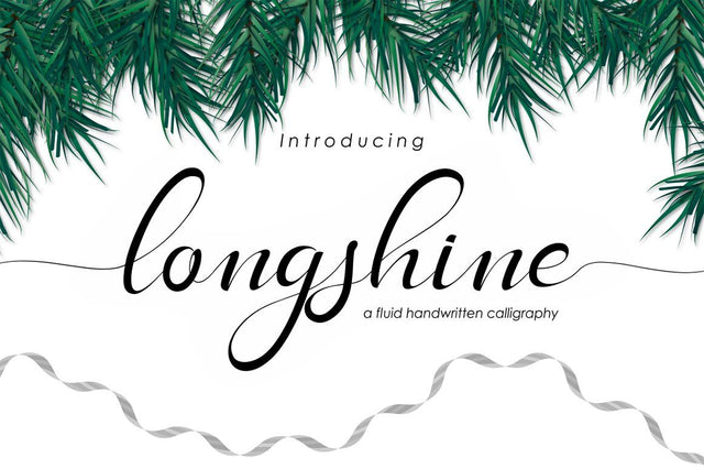 Long Shine Script SVG BonjourType 