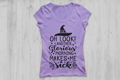 Look Another Glorious Morning Makes Me Sick| Halloween Witch SVG Cutting Files. SVG CosmosFineArt 