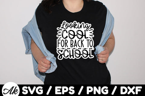 Looking cool for back to school Stickers SVG akazaddesign 