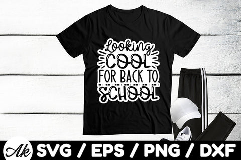 Looking cool for back to school Stickers SVG akazaddesign 