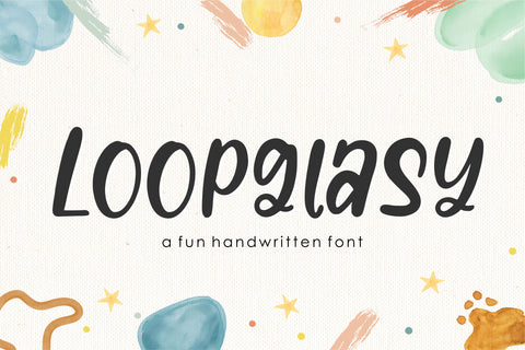 Loopglasy Font Qwrtype Foundry 