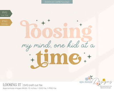 Loosing My Mind SVG SVG Aja Nicole Designs 