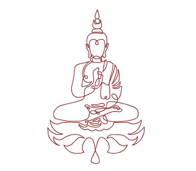 Lord Buddha 5 Embroidery/Applique DESIGNS Canada Embroidery 