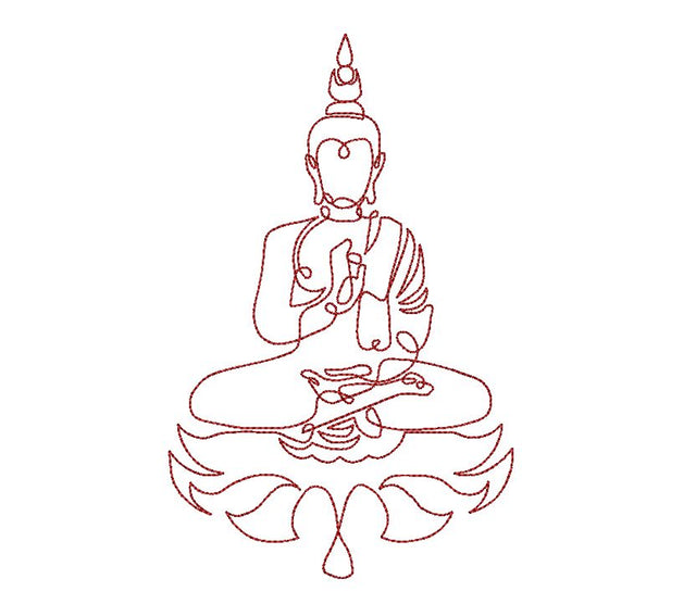 Lord Buddha 5 Embroidery/Applique DESIGNS Canada Embroidery 