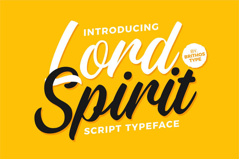 Lord Spirit Font Brithos Type 
