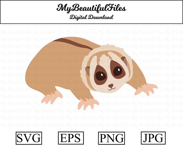 Loris - Animal SVG MyBeautifulFiles 
