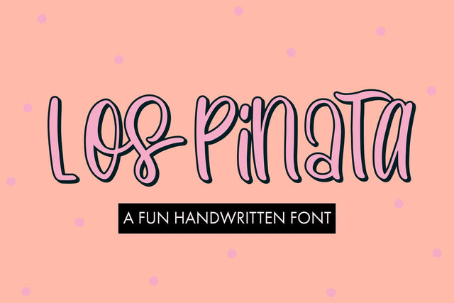 Los Pinata Font Freeling Design House 