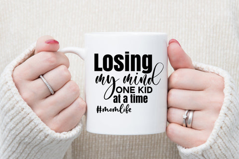 Losing my mind one kid at a time #momlife svg SVG orpitasn 