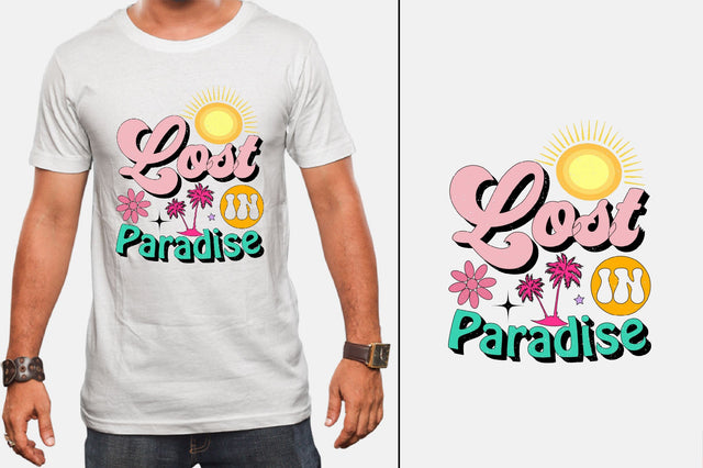 Lost in Paradise Sublimation SVGArt 