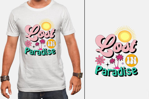 Lost in Paradise Sublimation SVGArt 