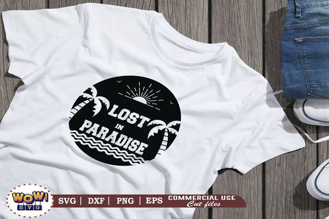 Lost in paradise svg, Camping svg, RV svg, Dxf, Png SVG Wowsvgstudio 