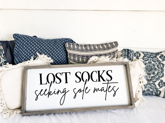 Lost Socks Seeking Sole Mates SVG, Lost Socks SVG, Laundry Room SVG, Funny Laundry Quote Svg, Laundry Svg, Laundry Cut File, Svg for Cricut SVG Fauz 