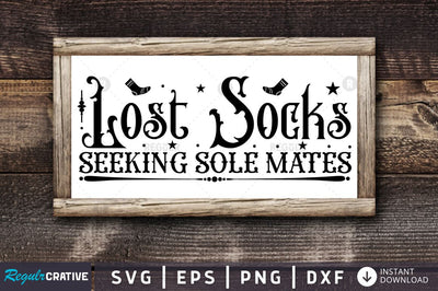 Lost socks seeking sole SVG SVG Regulrcrative 