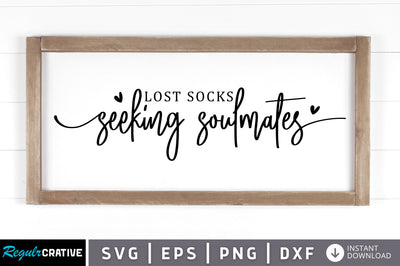 Lost socks seeking soulmates SVG SVG Regulrcrative 