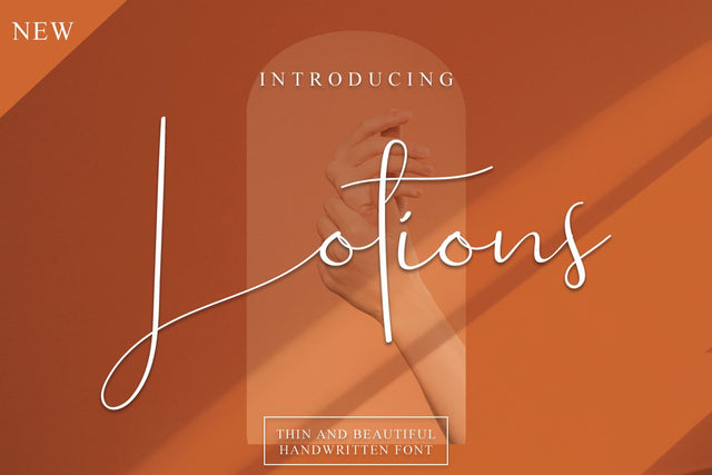 Lotions Font Erik Studio 