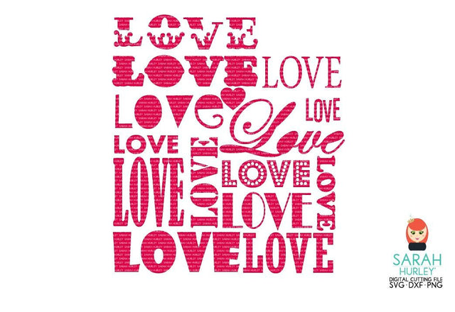Lots Of Love SVG Sarah Hurley 