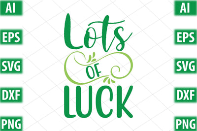 Lots of luck SVG SVGista 