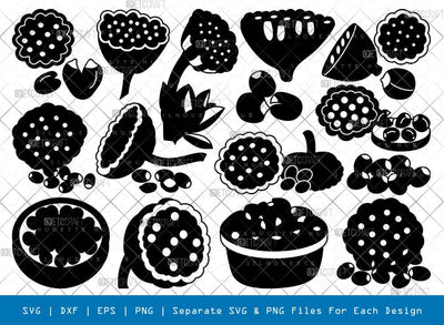 Lotus Seed Silhouette, Lotus Seed SVG, Seeds Svg, Lotus Flowers Seed svg, Flower Seed Svg, Lotus Seed Bundle, SB00954 SVG ETC Craft 