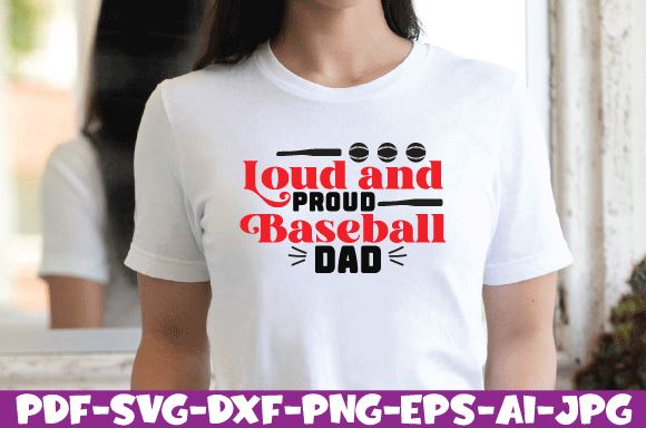loud and proud baseball dad SVG farhad farhad 